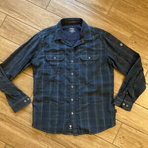 Kuhl Shirt Mens Large Long Sleeve Button Up Flannel Outdoor